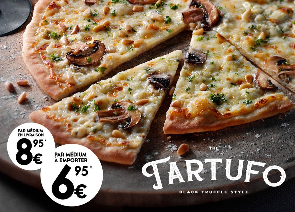 Pizza met truffel Pizza truffel Tartufo Pizza Hut